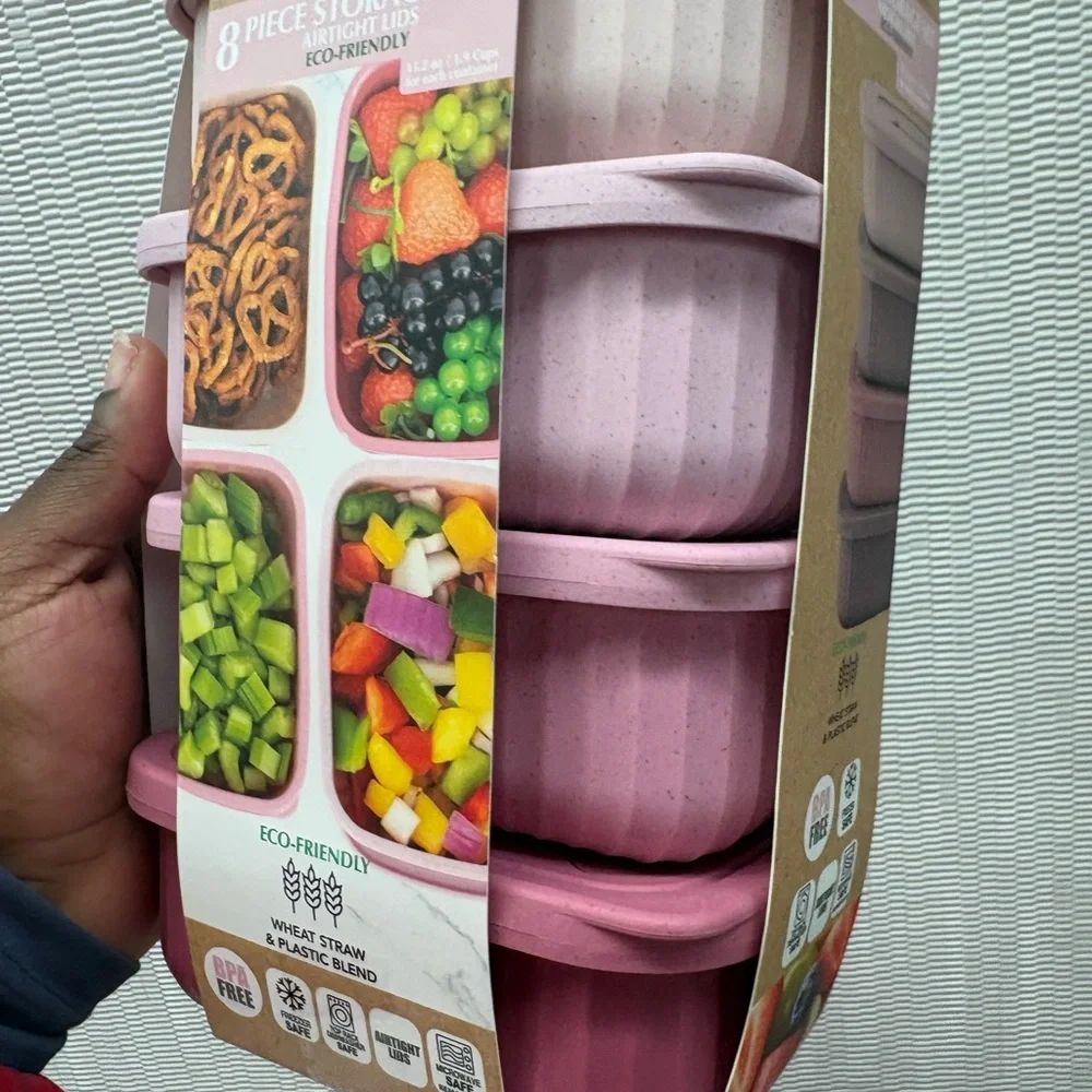 Farberware Eco-Friendly Pink Storage Set